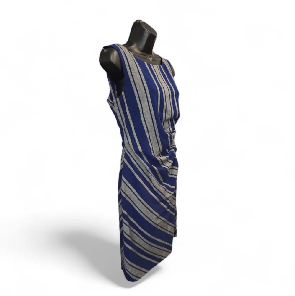 Dana Buchman Striped Suiting Sheath Dress - Picture 3 of 6